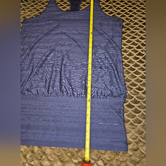 G093. prAna Ambrosia Racerback Tank in Purple/Blue - Size L - Picture 5 of 5